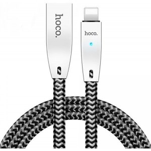 Кабель USB Hoco U11 Reflective Knitted Lightning