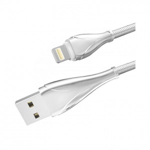 Кабель USB LDNIO LS28 Lightning Silver