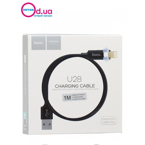 Кабель Apple USB Lighting Magnetic HOCO U28