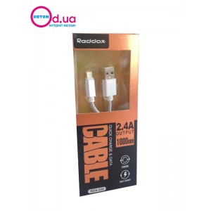 Кабель тканевый USB Lightning Reddax RDX-335