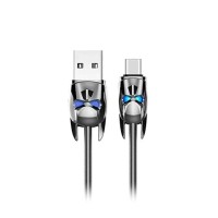 Кабель USB Hoco U30 Shadow Knight Lightning Metal