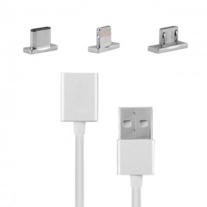Кабель магнит Lightning  6/5/5S METAL MAGNETIC