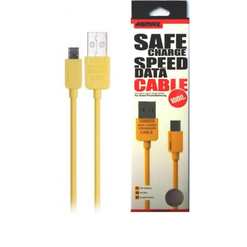 Кабель micro usb light cable yellow