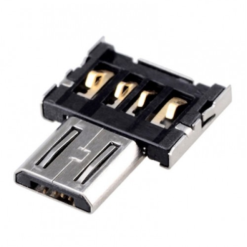 Адаптер переходник с MicroUSB на MicroSD для телефонов Hi-Rali USB - OTG Micro HI-USBMA