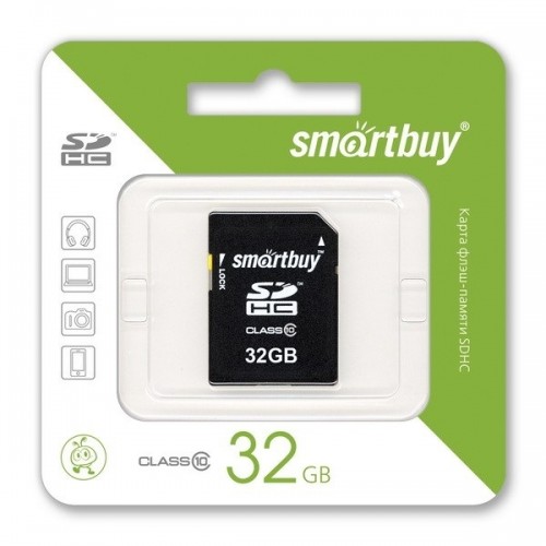 Карта памяти SDHC Smartbuy 32GB Class 10