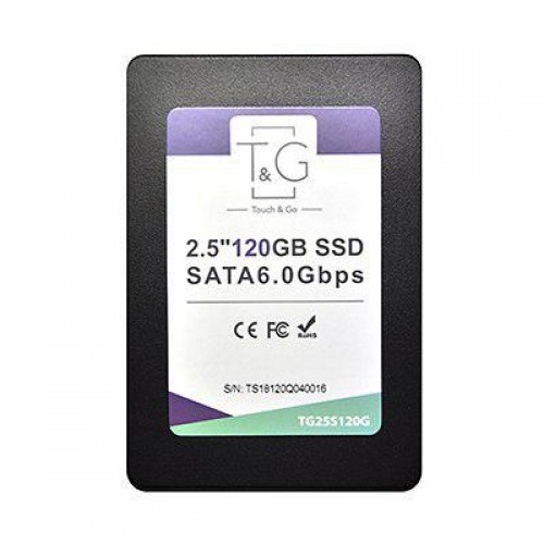 SSD T&G 2,5" 120GB SATA 6.0Gbps R/W: 500 MB/s / 400 MB/s, 3D TLC