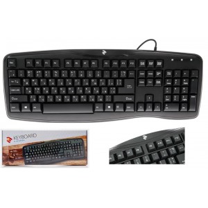 Клавиатура 2E KS 103 USB Black Клавиатура 2E KS 103 USB Black