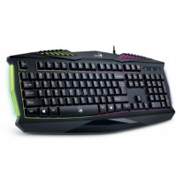 Клавиатура проводная с подсветкой Genius Scorpion K220 USB Black
