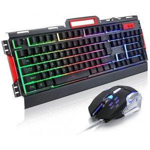 Клавіатура з мишкою LED (GAMING KEYBOARD+mouse K33) Клавіатура з мишкою LED (GAMING KEYBOARD+mouse K33)