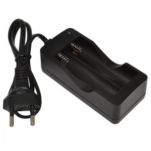 Зарядний пристрій для аккумуляторів на 2x18650 від мережі 220V DOUBLE Зарядний пристрій для аккумуляторів на 2x18650 від мережі 220V DOUBLE