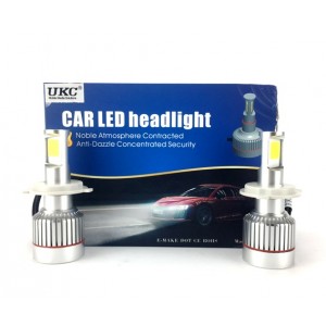 Светодиодные лампы для фар автомобиля H4