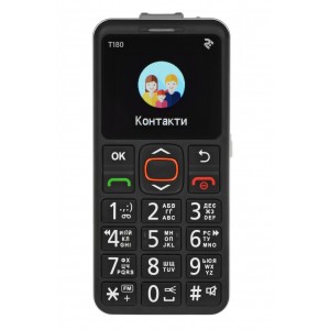 Мобильный телефон 2E TWOE T180 Single Sim Black Мобильный телефон 2E TWOE T180 Single Sim Black