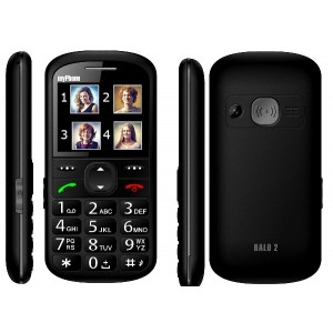 Мобильный телефон myPhone Halo 2 SingleSim Black Мобильный телефон myPhone Halo 2 SingleSim Black