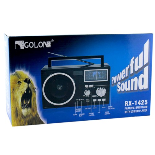 Радиоприемник USB/SD MP3 GOLON RX-1425