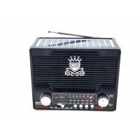Радіоприймач USB/SD MP3 NS -1556 + solar