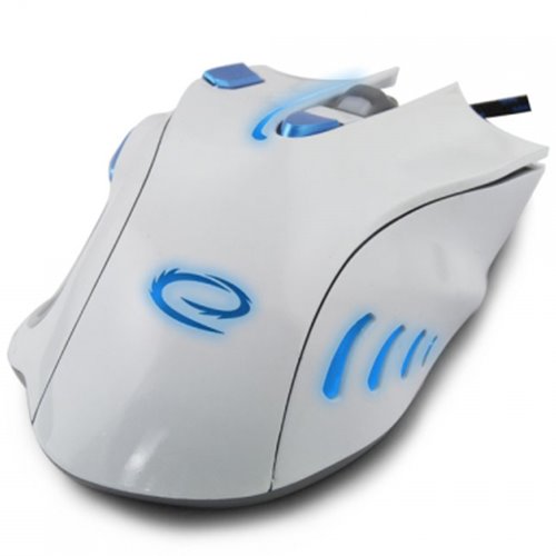 Мышь компьютерная игровая ESPERANZA  MX401 HAWK White-Blue