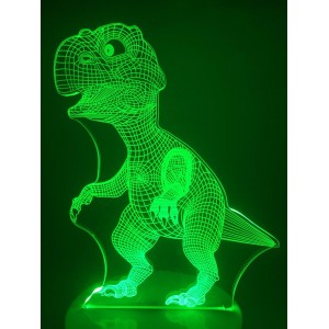 Настольный светильник 3D Динозавр EL-266 с пультом Настольный светильник 3D Динозавр EL-266 с пультом