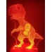 Настольный светильник 3D Динозавр EL-266 с пультом