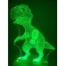 Настольный светильник 3D Динозавр EL-266 с пультом