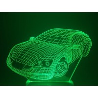 Настольный светильник 3D Машина EL-266 с пультом Настольный светильник 3D Машина EL-266 с пультом