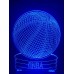 Настольный светильник 3D Мяч EL-266 с пультом