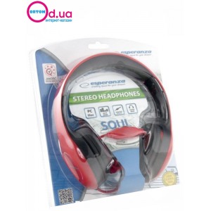 Наушники Esperanza Headset EH138R Red Наушники Esperanza Headset EH138R Red