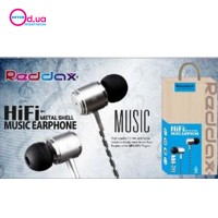 Наушники гарнитура в тканевой оплетке ReddaX RDX-711 Black