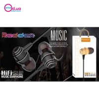 Наушники гарнитура в тканевой оплетке ReddaX RDX-830 Silver