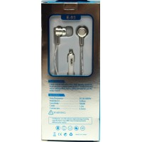 Ваккумные наушники E-03