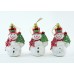 Елочная игрушка Снеговик, 11.8-9.5-4  (цена за упаковку 3 шт) N11-216