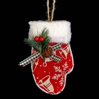 Игрушка Варежка с композицией (цена за 1 шт) N2-33