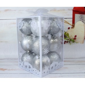 Набор елочных игрушек Christmas ball, 7 см (цена за упаковку 12 шт) N11-176 Набор елочных игрушек Christmas ball, 7 см (цена за упаковку 12 шт) N11-176