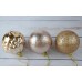 Набор елочных игрушек Golden mix, 7 см (цена за упаковку 12 шт) N11-177