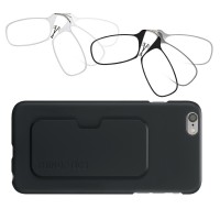Очки для чтения Thinoptics 2.50, черные / Чехол  5/5S, черный (814493020144)