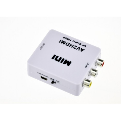 Конвертер с AV 3RCA на HDMI