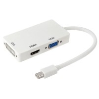Конвертер с mini Displayport на HDMI, VGA, DVI