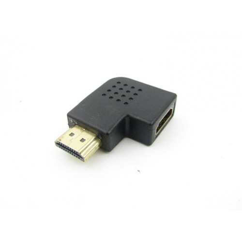 Переходник уголок 90'' HDMI-HDMI горизонтальный