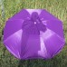 Пляжна парасолька з срібним напиленням 082PP, регулюванням нахилу купола, клапаном, пластикові спиці 1.7 м