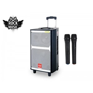Автономная активная акустическая система Rock Music RC-1202, 80Вт, 12", 64x38x35см Автономная активная акустическая система Rock Music RC-1202, 80Вт, 12", 64x38x35см