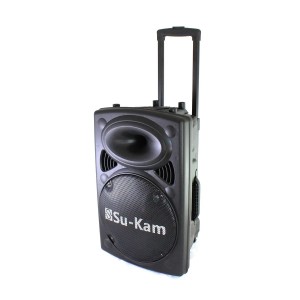 Автономная активная акустическая система Su-Kam BT 120D, 2 микрофона 12v 220v Автономная активная акустическая система Su-Kam BT 120D, 2 микрофона 12v 220v