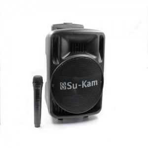 Автономная акустическая система Su-Kam BT 100D, 1 микрофон 12v 220v Автономная акустическая система Su-Kam BT 100D, 1 микрофон 12v 220v