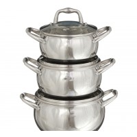 Набор кастрюль с крышкой BN-234