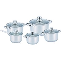 Набор посуды из нержавеющей стали 10 предметов BN-207