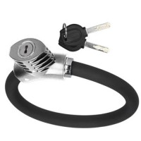 Замок велосипедный S13 тросовый, 2 ключа, 12x350 мм