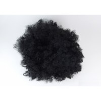 Парик большой кудрявый черный 774