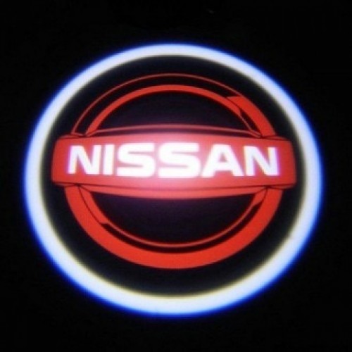 Лазерная проекция логотипа NISSAN 070