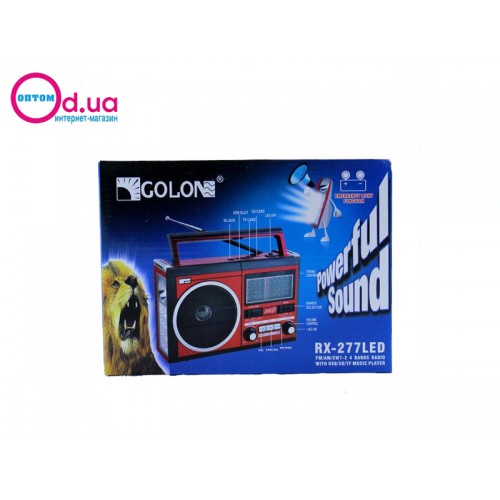 Радиоприемник golon rx 277 с фонарем