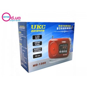 Радиоприемник UKC MD 1300 FM/USB/SD Радиоприемник UKC MD 1300 FM/USB/SD