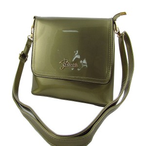 Клатч женский лаковый 72322 Haki
