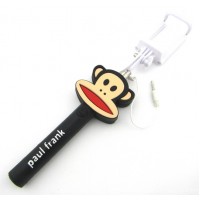 Монопод селфи палка проводной aux CST Cartoon Paul Frank (03)